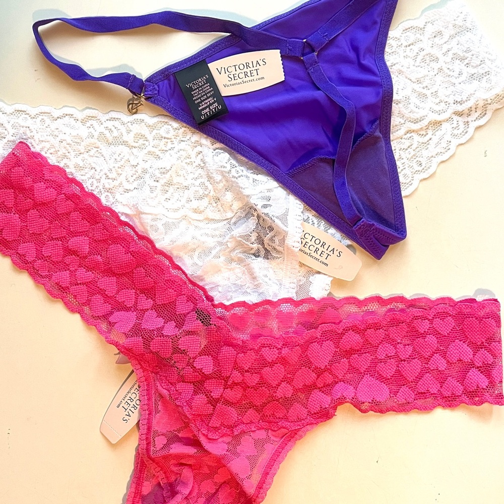 Victoria's Secret Thong Panty Bundle